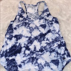 hollister tie dye tank top!